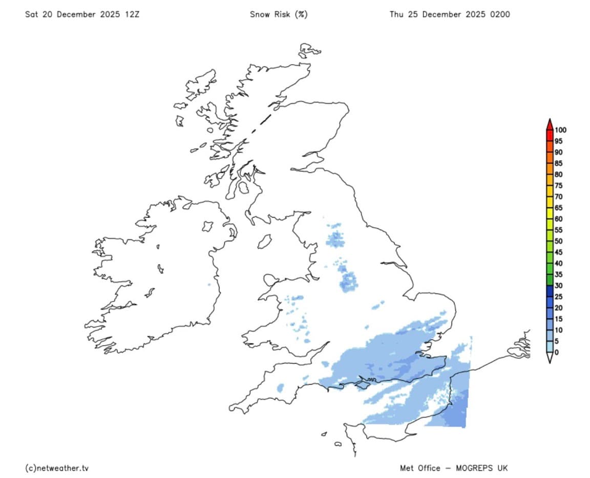 Snowfall Probability Map