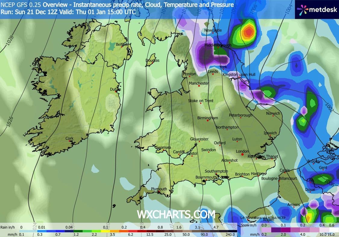 Map A - GFS Model